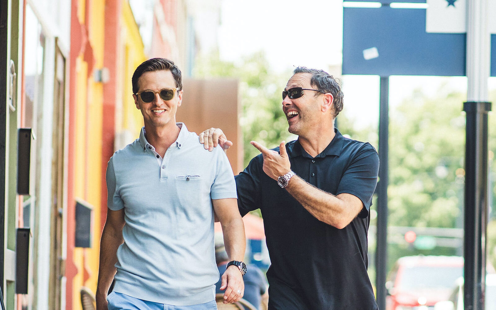 Mark Kinsley, left, and Mark Quinn